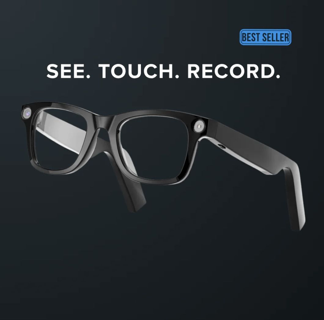 Bluetooth Smart Glasses w/ Camera & Speakers – HD Video Recording Sunglasses