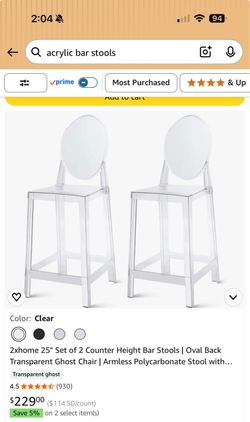 Acrylic Chairs (4)