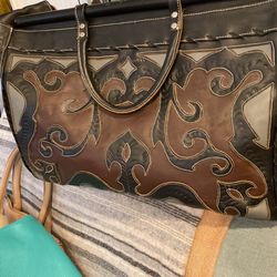 Handmade  Leather Travelers Bag