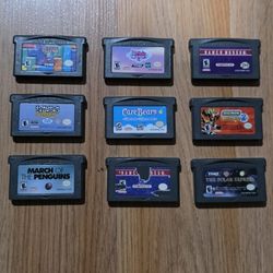 Game Boy Advance Bundle (9 Games)