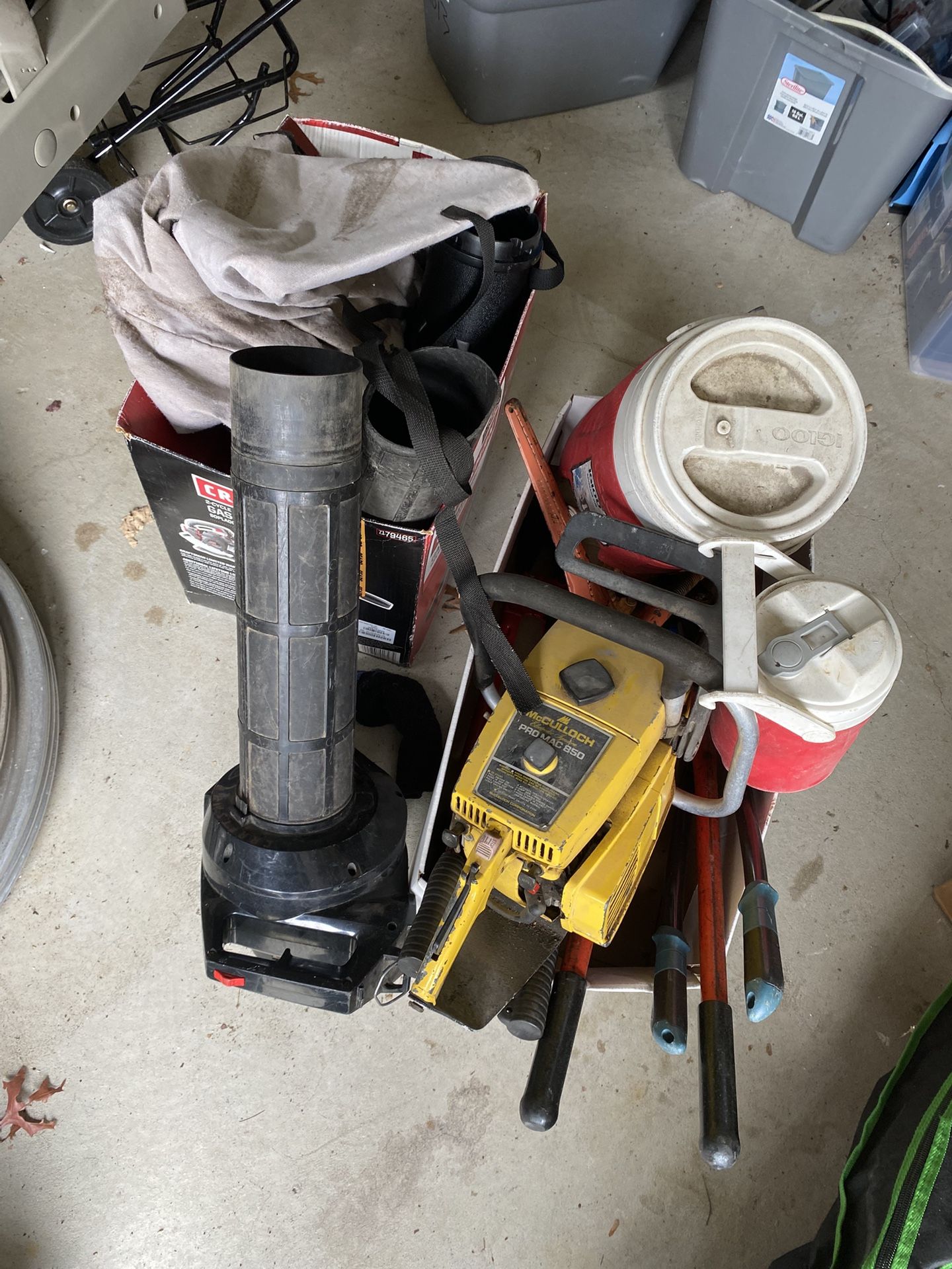 Blower, Chainsaw Bolt Cutters