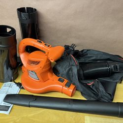 BLACK+DECKER 12 AMP 250 MPH 400 CFM Corded Electric 3-In-1 Backpack Leaf Blower, Vacuum & Mulcher