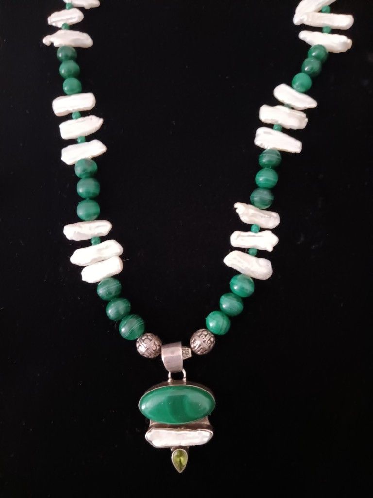 Malachite & Pearl