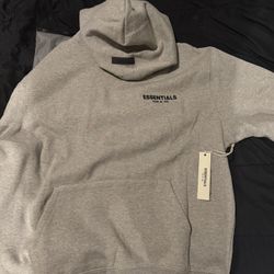 Oatmeal Grey Xl Essential Hoodie 