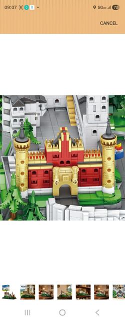 39072 Neuschwanstein Castle Building Block Set, 5421 Pieces Castle Building Model Building Block Kit, Adult Creative Enthusiast Model Gifts and Unique