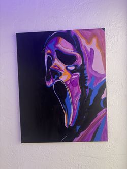 28X30 GHOSTFACE CANVAS