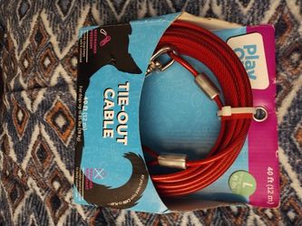 DOG OUTDOOR Tie - Out Cable 40ft (Brand New)
