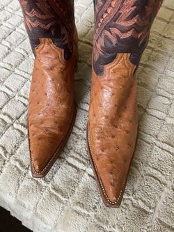 Botas De Piel De Avestruz