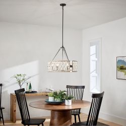 Kichler Oana 6-Light Brushed Nickel Chandelier