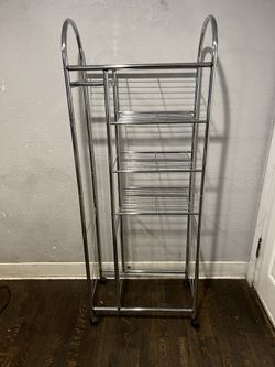 Rolling closet Rack organizer- 26”L x15”W x 66”H