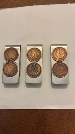 Indian Head Money Clips