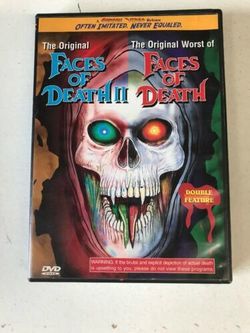 Faces of Death Original Worst & Part 2 Double Feature DVD
