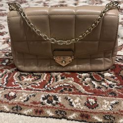 Michael Kors Leather Metal Cross Body