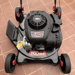 Hyper Tough 20" 125cc Gas Powered Walk-Behind Push Lawn Mower with Briggs & Stratton Engine, Black