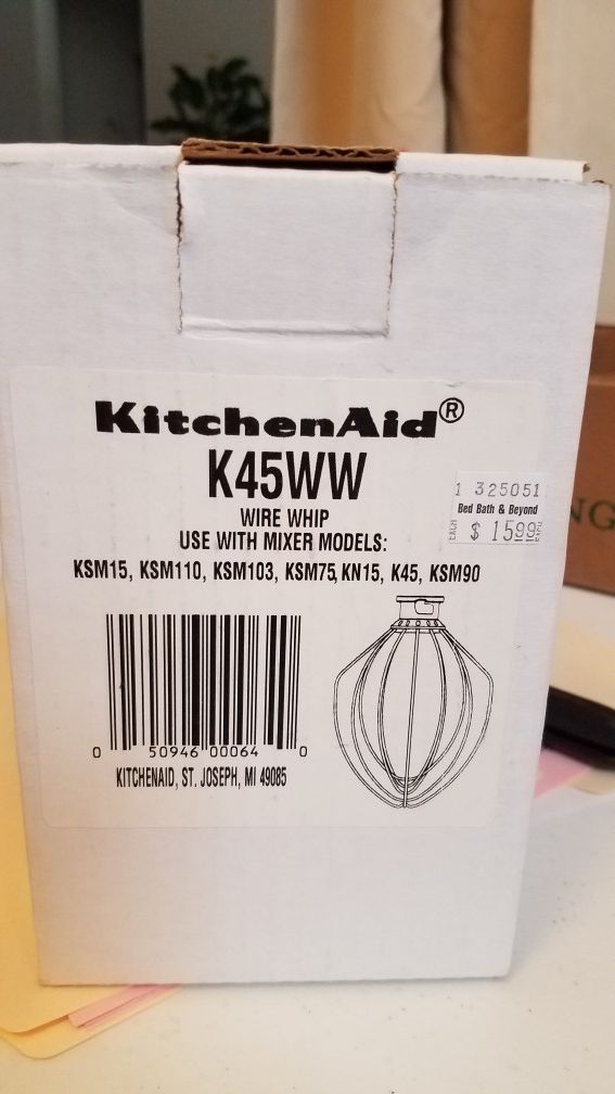 Kitchen Aid wire whip