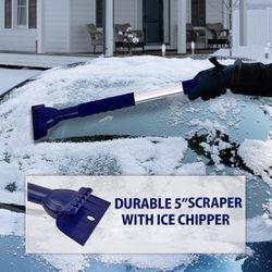 MICHELIN Ultra Duty Extendable 43-63” Snow Brush/ Ice Scraper
