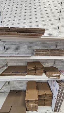"Need It Gone ASAP" shipping boxes
