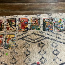 Marvel Fantastic Four, Human torch Comic Book Collection 9 Issue Mixed Lot 