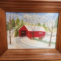 Original Signed Painting, Framed