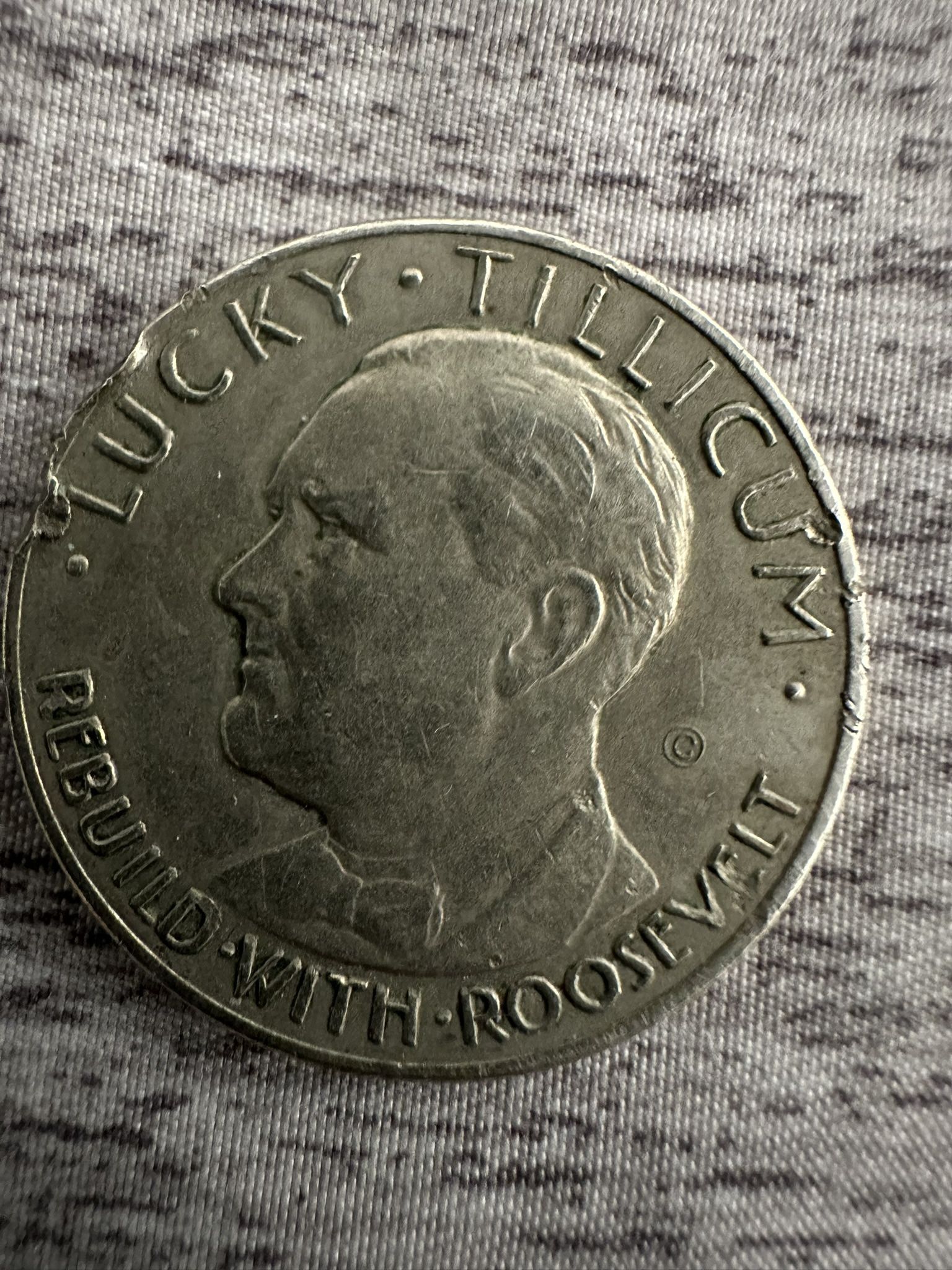 1933 LUCKY TILLICUM COIN