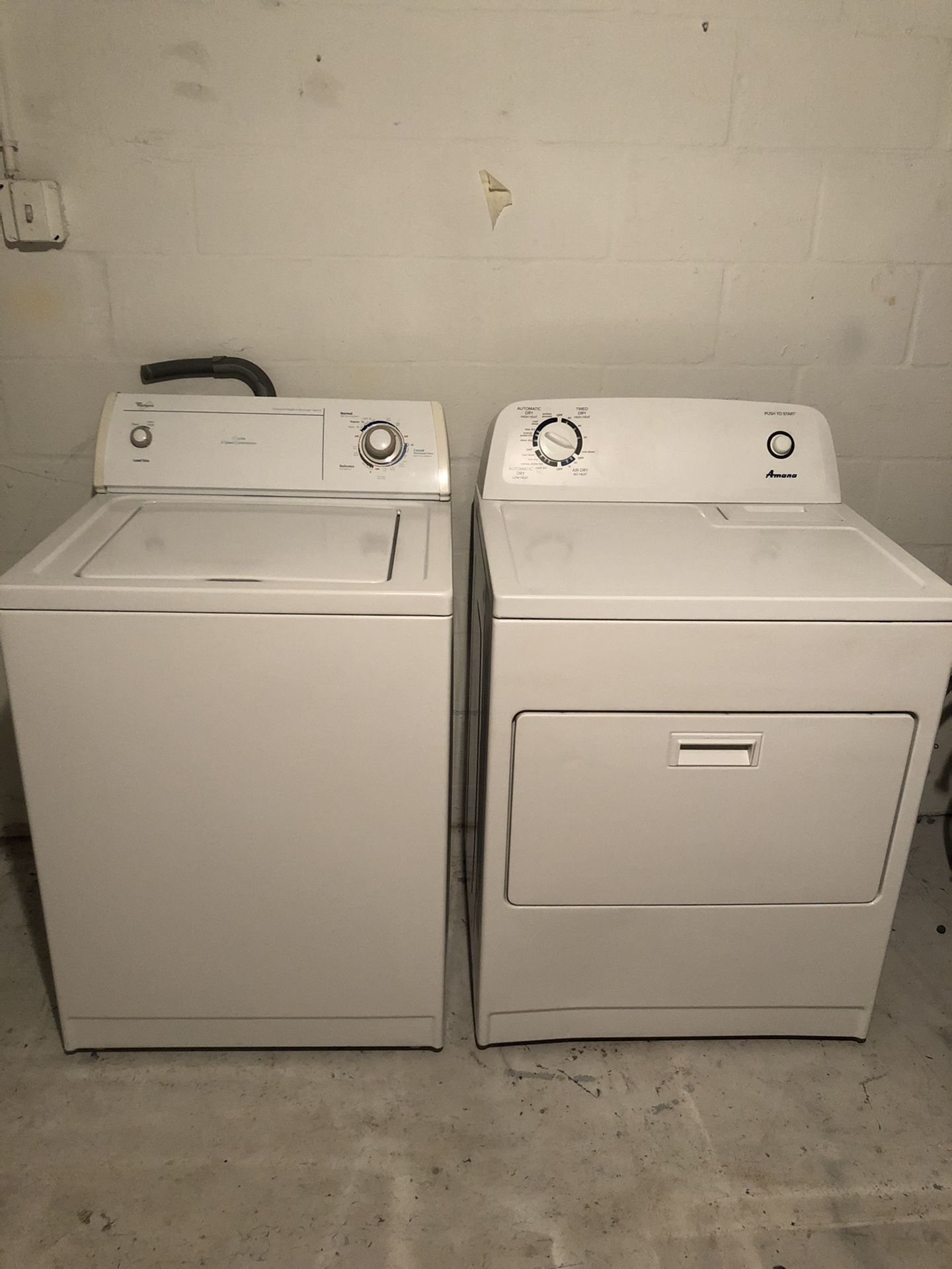 Washer and dryer