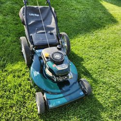 Craftsman 22-in 5 HP 195cc Big Wheel Push Lawnmower  With Large Bag Three And One Full Tune Up Runs Great