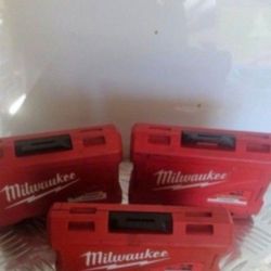 Milwaukee 3 Bits Boxes