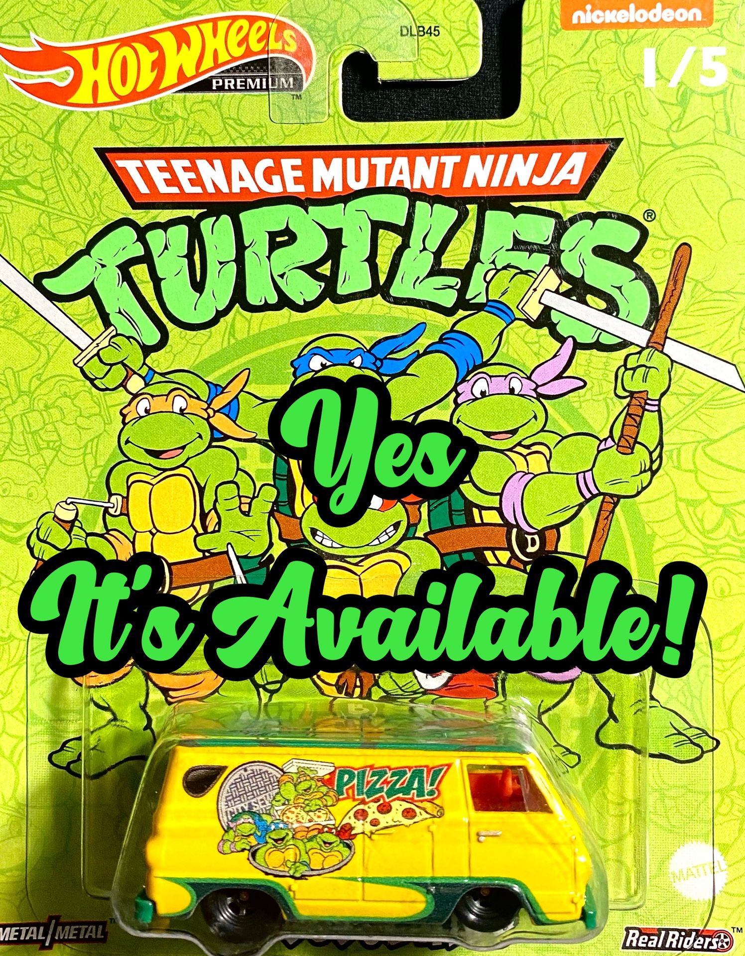 Hot Wheels 66 Dodge A100 TMNT