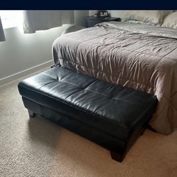 Beautiful Black Ottoman! 