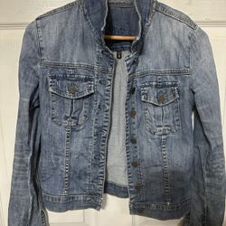 Kut from the Kloth Women's Blue Jacket Vintage-Size Small
