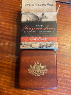 2014 Kangaroo EXPLORERS FIRST SIGHTING 1/10 GOLD