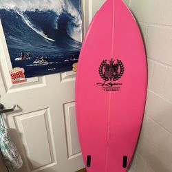 Hot pink Airbrush KAPENA KUKONU (Autographed Jeannie Chesser)