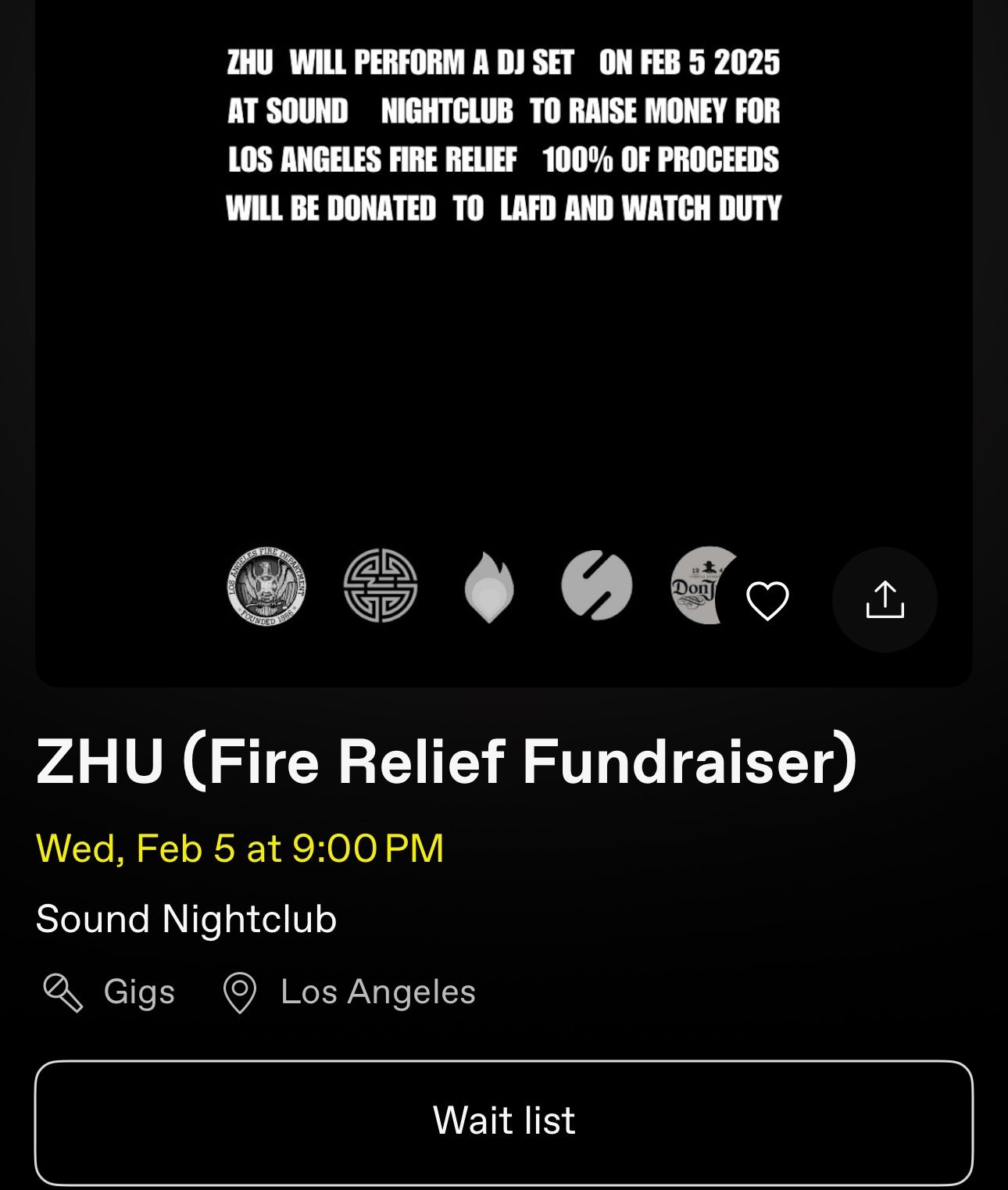 ZHU @ Sound 2/5/2025