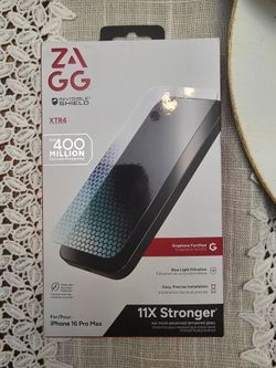 16 pro max apple zagg screen protector