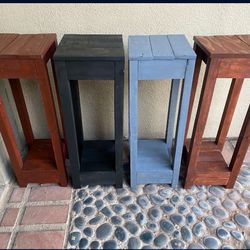 End Table Reclaimed Wood