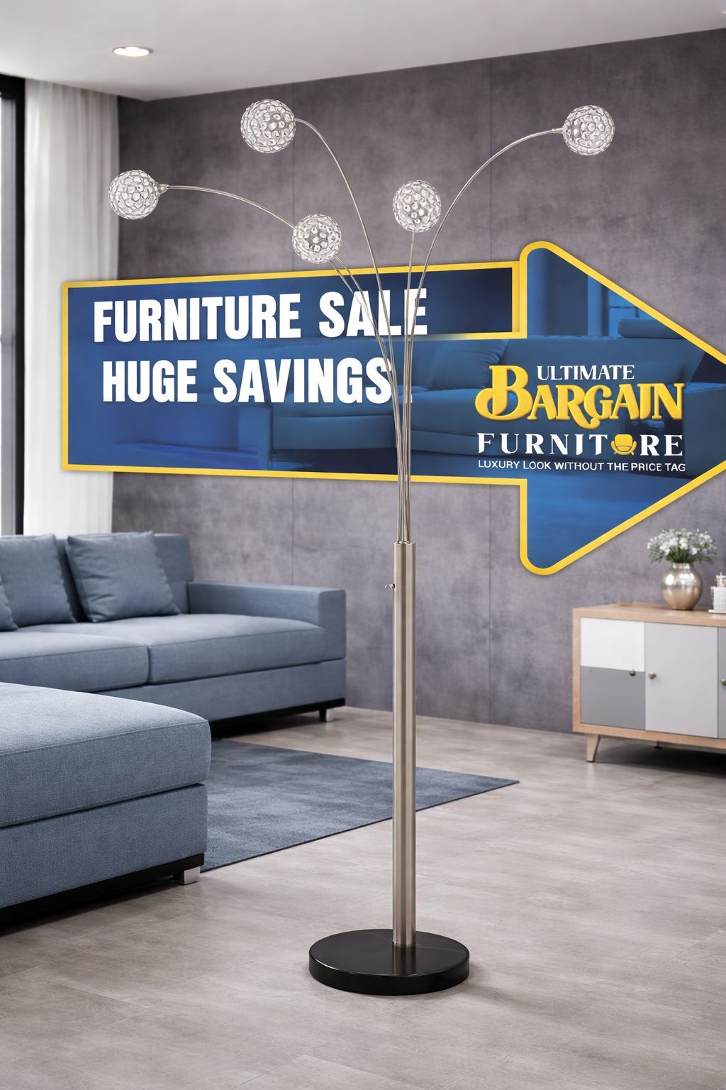 Light Modern Arc Floor Lamp