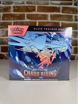 Pokemon Mega Evolution Chaos Rising Elite Trainer Box