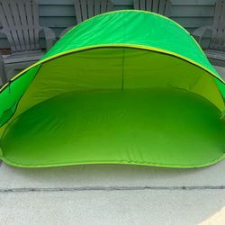 Pop up sun shelter, $10