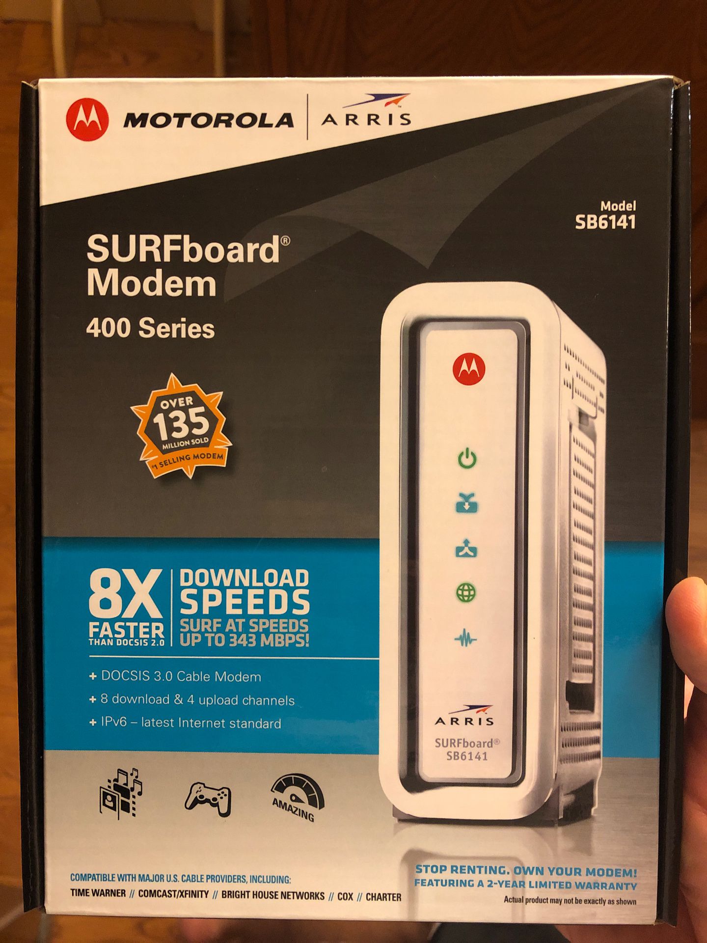 Motorola Arris Model SB6141 modem