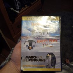 HAPPY FEET 3 Different Movies  In One Case 