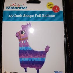 45-inch Llama Shape Foil Balloon (Party Planner)