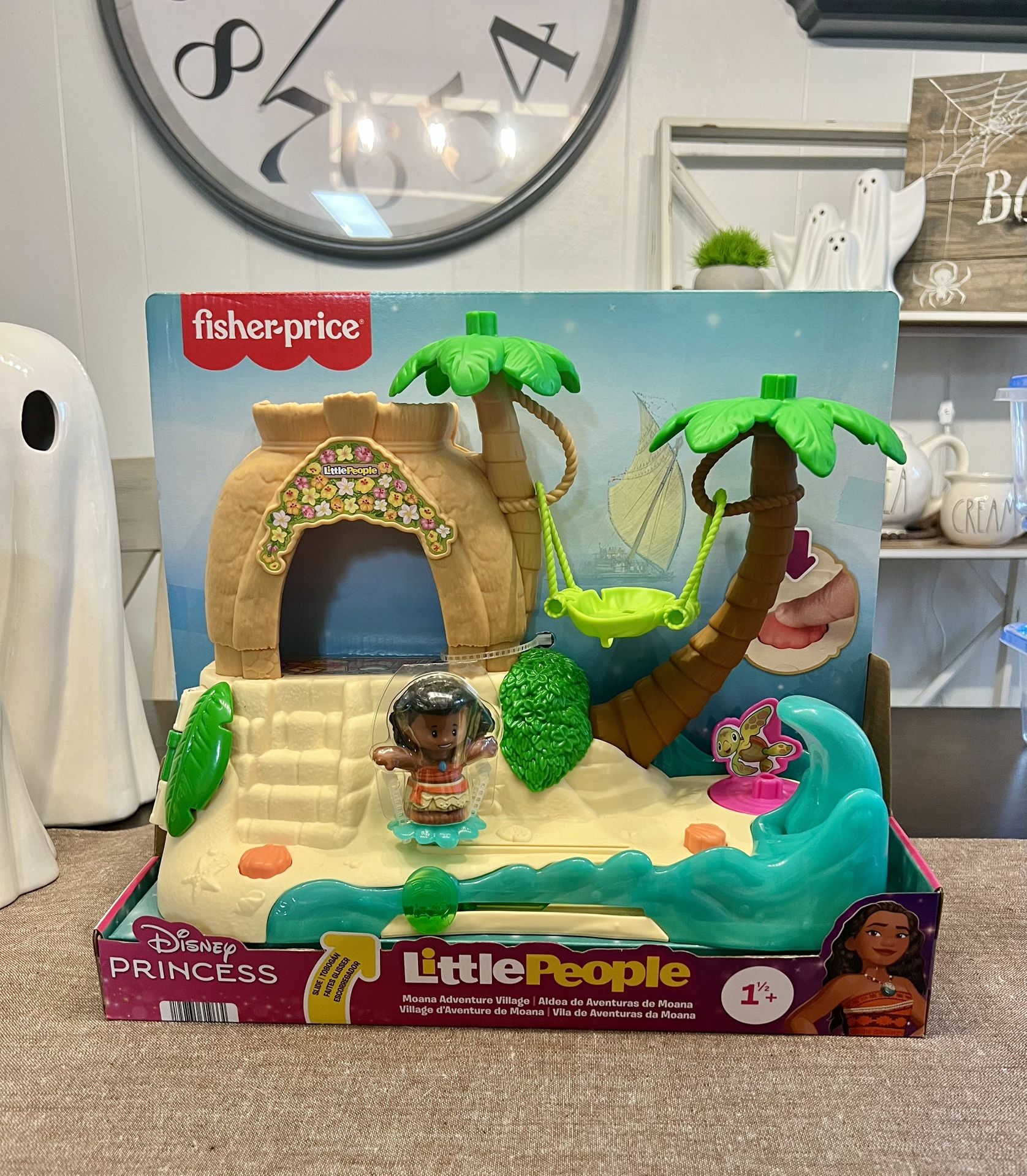 Fisher Price Little People Moana Adventure Playset - MISSING Hei hei