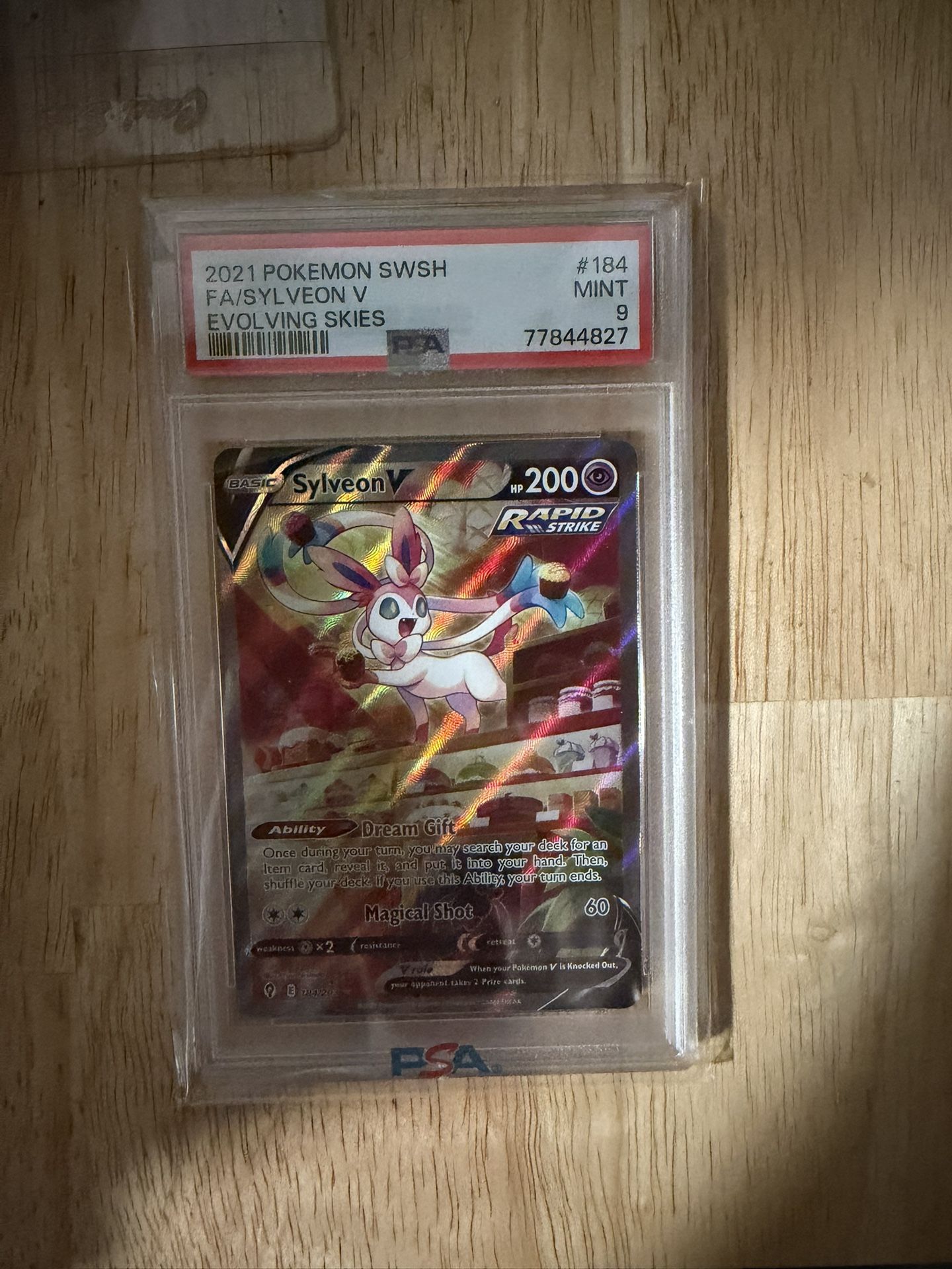 Sylveon v alt art psa 9