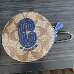 coach mini wallet keychain