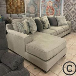 Pevter Sectional Sofa Couch With İnterest Free Payment Options Ardsley