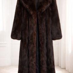 Mahogany Mink Fur Coat (Women)