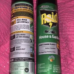 Raid Home & Garden Bug Killer/Repellant- BRAND NEW