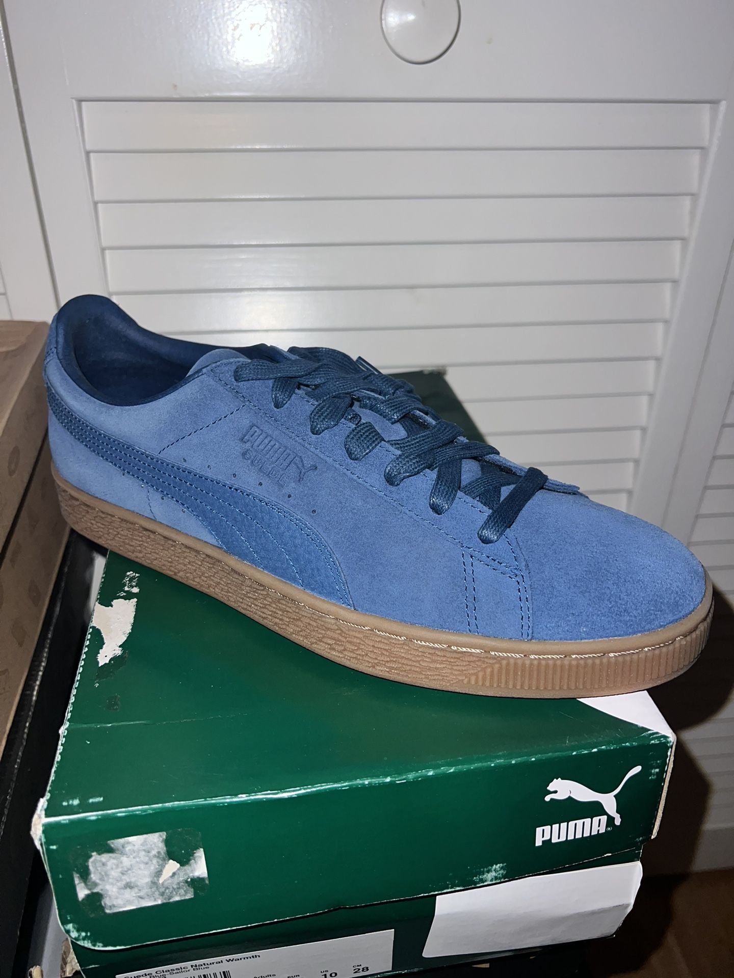 Classic Suede blue puma (BRAND NEW) $45