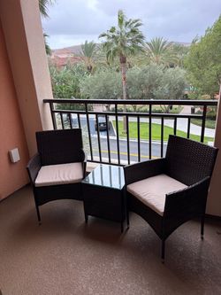 3-Piece Outdoor Wicker Patio Furniture Set