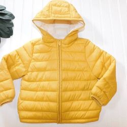 Old Navy Unisex Water-Resistant Lightweight Puffer Jacket 4T Yellow